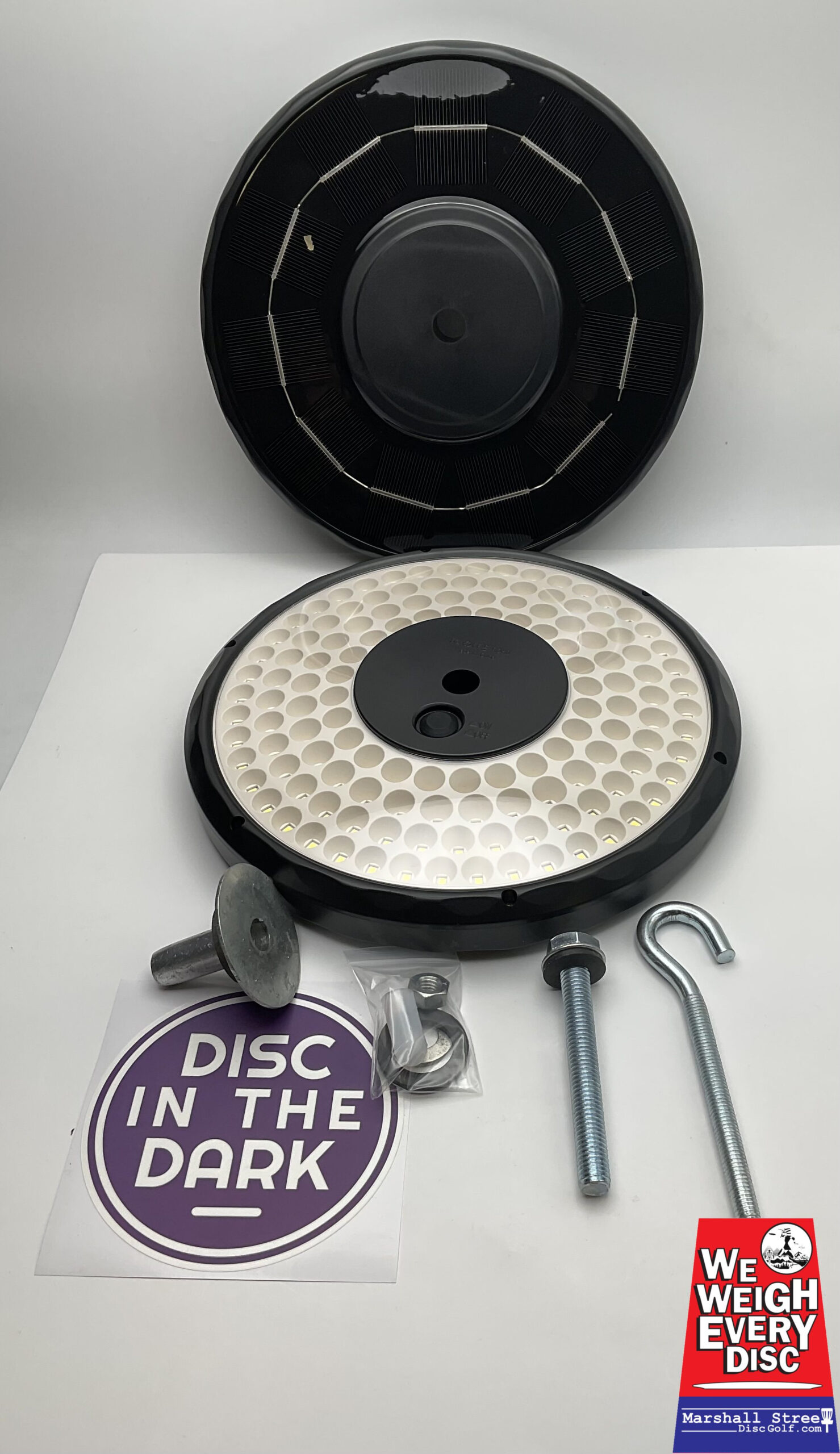 Solar Basket Light • Marshall Street Disc Golf